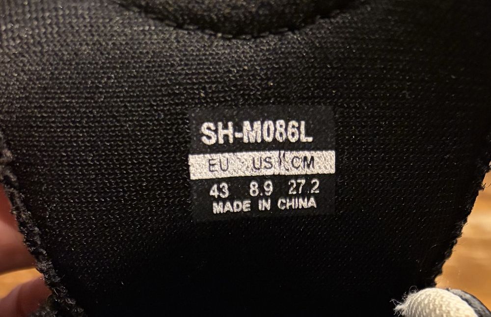 Buty rowerowe SPD Shimano SH-M086 rozm . 43