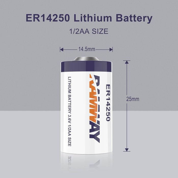 5x Bateria ER14250 3,6V 1/2AA SL-150 SL-350 SL-750 ER3V  LS14250