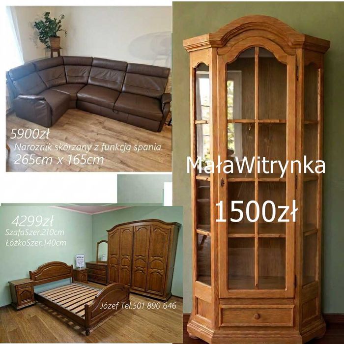 Meble do sypialni / Komplety Stylowe / Komplety Dębowe / Dowiozę