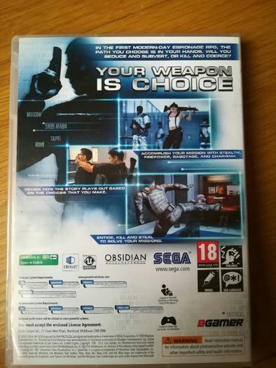 Jogo para computador Alpha Protocol: The Espionage RPG64586304428546121