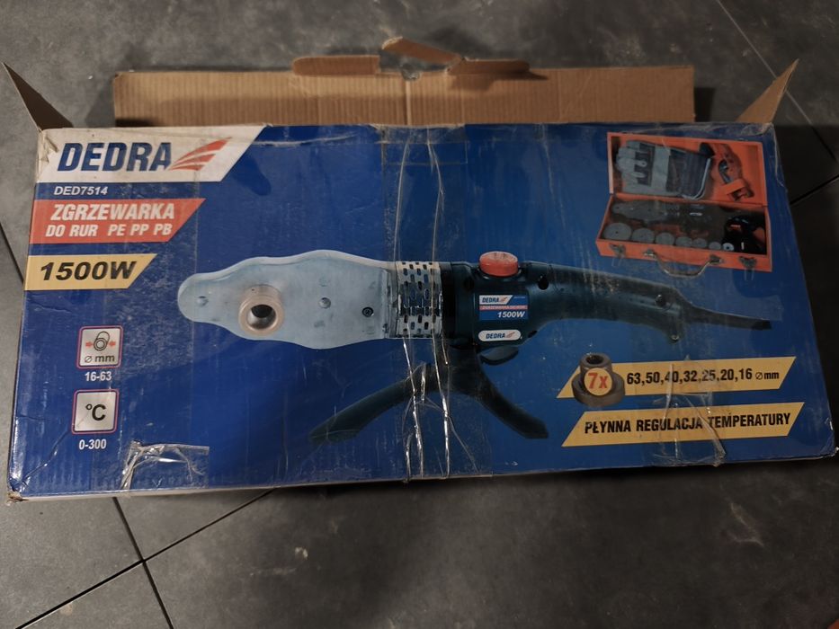 Zgrzewarka do rur DEDRA  ded7514 1500W nieużywana