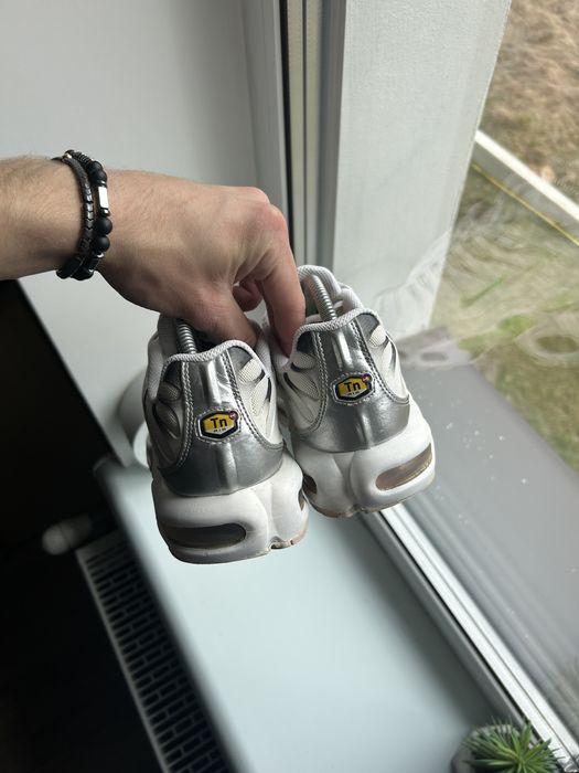 Кросівки 26см Nike Air Max Tn Plus White Black Volt