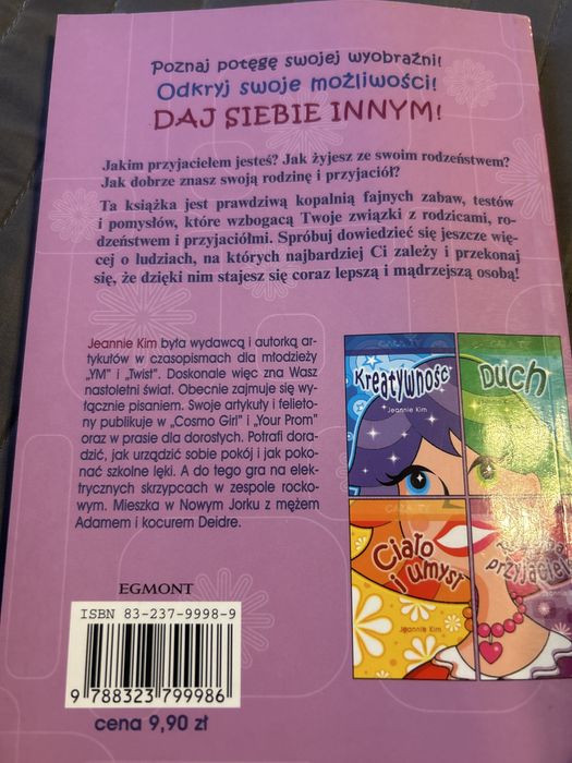 Niezbędnik nastolatki Cała Ty Rodzina  Jeannie Kim 2 ksiazki