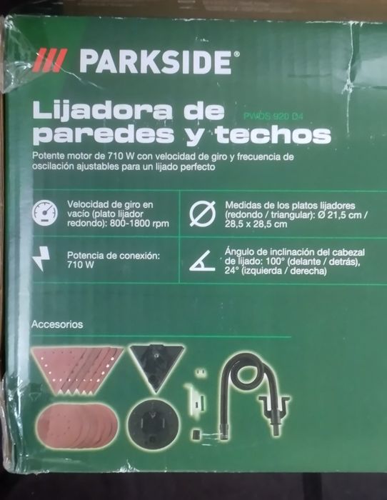 Lixadora de paredes e tetos Parkside