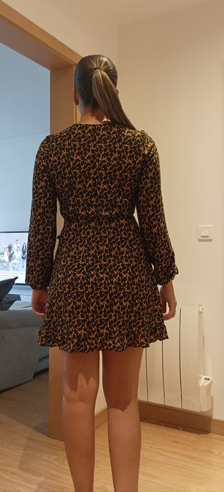Vestido manga comprida