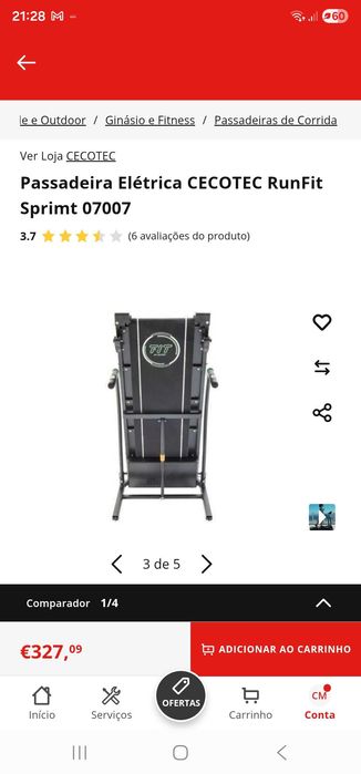 Passadeira Eletrica RunFit