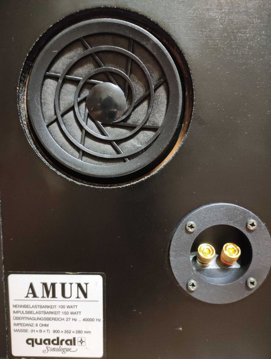 Акустика колонки QUADRAL AMUN Phonologue MADE in GERMANY  8 Ом  100-150 Вт. ВЧ ленточный твитер.