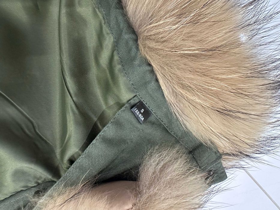 Kurtka Parka z Naturalnym Jenotem roz. S