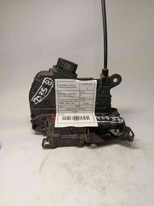 Fechadura / fecho porta frente direito RENAULT Captur (J5_)