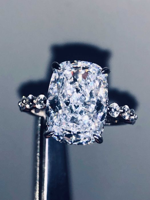 каблучка срібло Тайланд High carbon diamond
