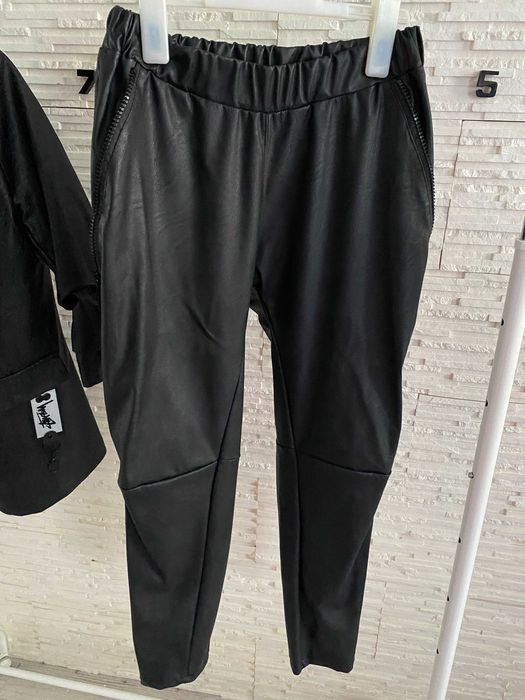 Rezerwacja Minouu nowy komplet garnitur eko skóra zamki naszywki