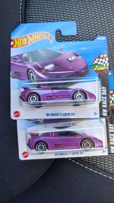 '94 Bugatti EB110 SS (CASE L 2025) Hot Wheels 1:64   2 Sztuki za 50 zł