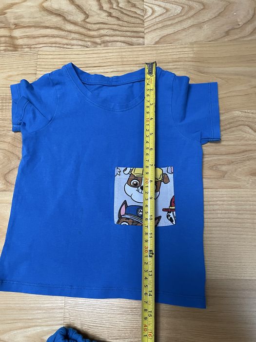 Komplet handmade rozmiar 98 Psi Patrol dresy t-shirt