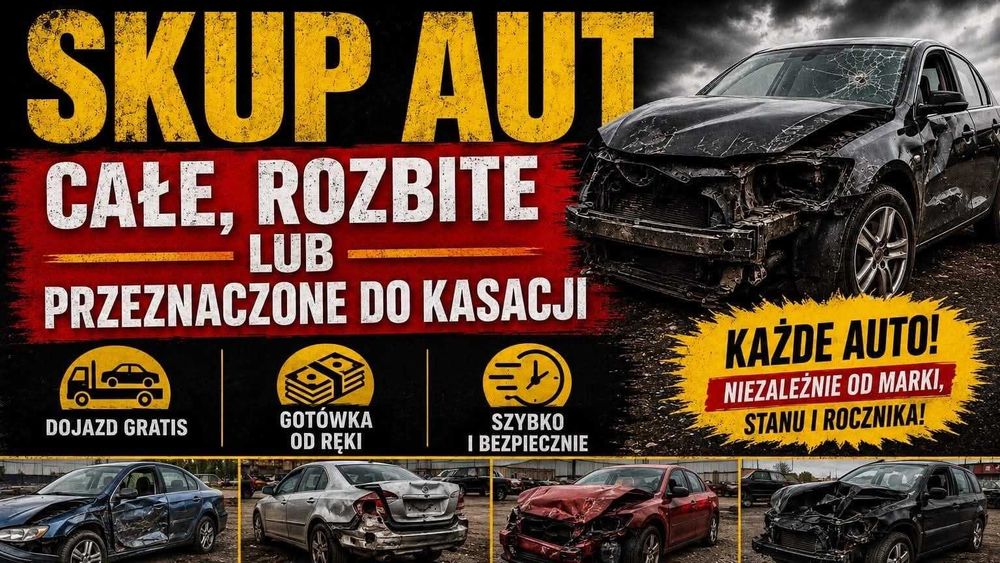 Skup Aut Złomowanie aut Syców Kobyla Góra Twardogóra Międzybórz