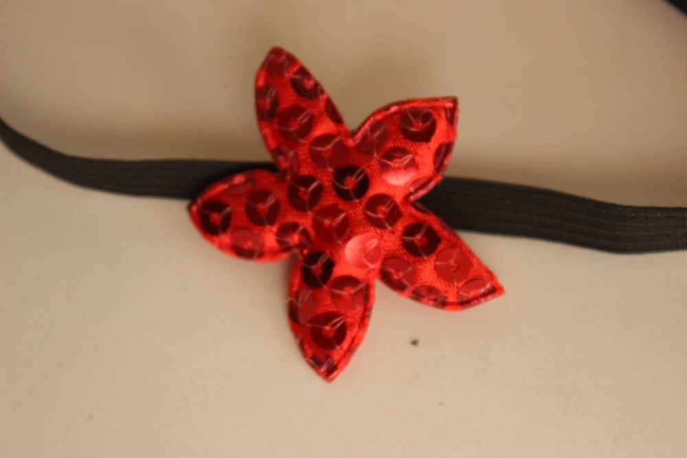 Bandoletes e ganchos de cabelo brilhantes