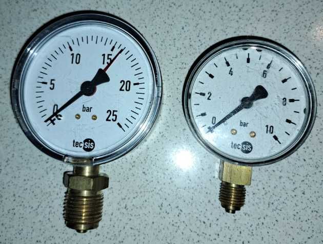 Manometry 2 sztuki 20bar oraz 10bar