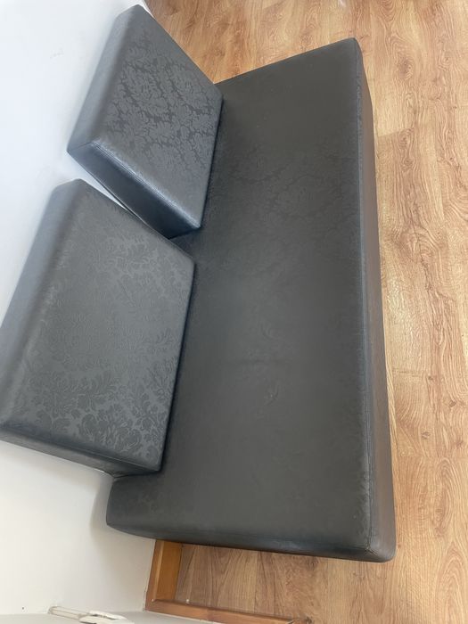 Sofas cabeleireiro e balcao de recepcao