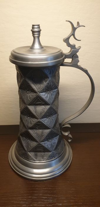 Kufel cynowy duży
