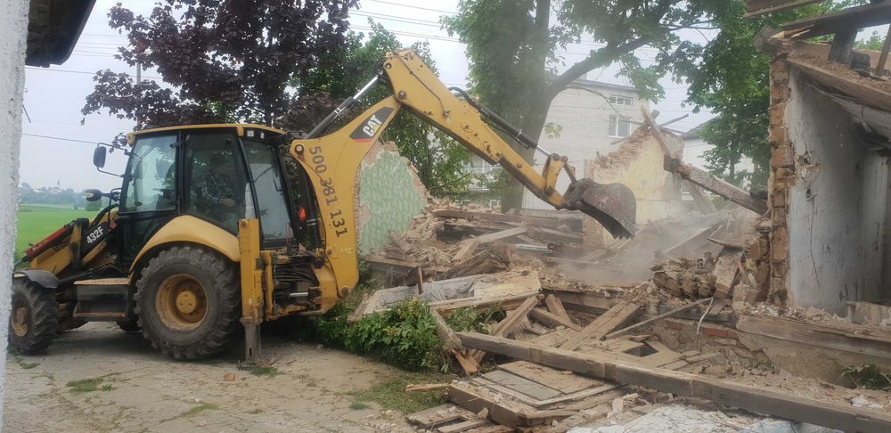 usługi koparką,roboty ziemne,wyburzenia ,piasek zasypowy