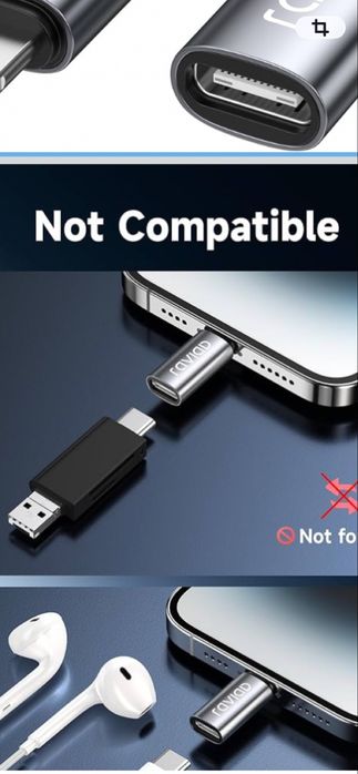 RAVIAD Adapter USB C na Lightning , iphone