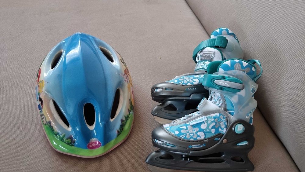 Łyżwy rozmiar 26-29 + kask