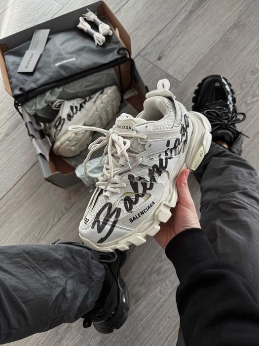Кросівки Balenciaga Track 3.0 Signature Sneaker White/Black premium