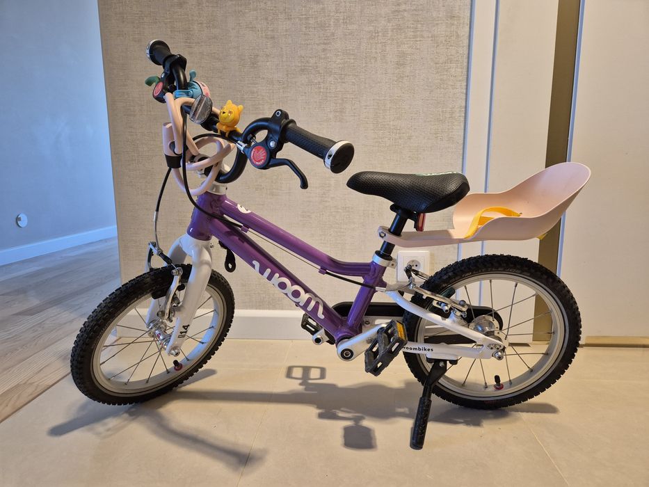 Rower dziecięcy WOOM 2 fioletowy Purple Haze 14