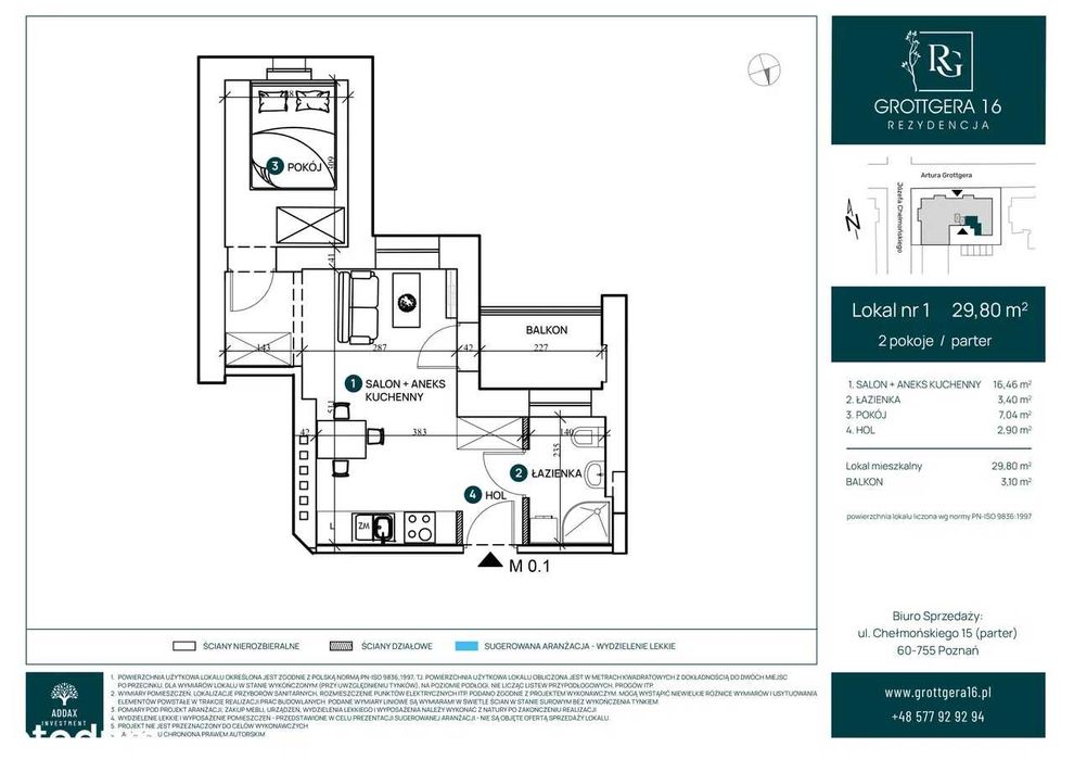 | Передпродаж | 2-кімнатна квартира в Познані M1/P