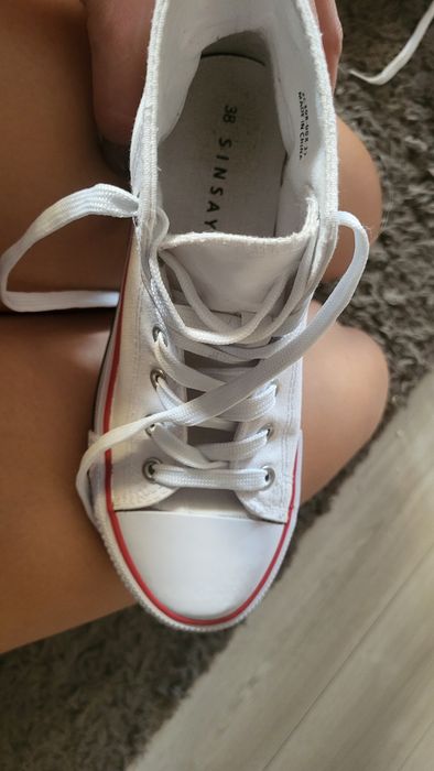 Trampki białe sinsay 38