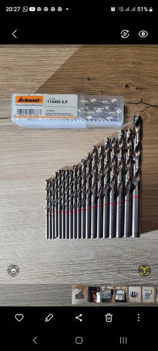 Zestaw wierteł Hss-E Garant