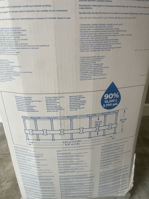 NOWY BASEN 427 x 84 cm wysokości BESTWAY Pro MAX