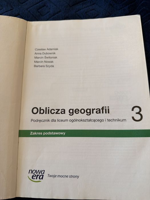 Podręcznik oblicze geografii
