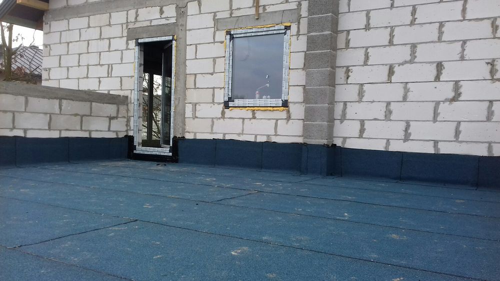 dachy płaskie,balkony,tarasy,dach płaski,hydroizolacja,papatermozgrzew