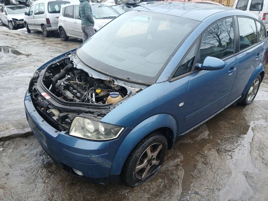 audi a2 silnik 1.6 FSI BAD skrzynia GKZ sanki belka przód tył wahacz zacisk zwrotnica