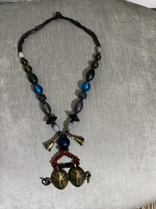 Colar contas tribal tibete