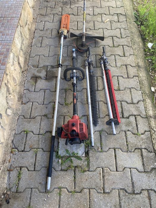 Roçadora multifunções shibaura com acessórios