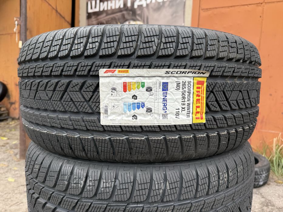 265/50 r19 Pirelli Scorpion Winter NO НОВАЯ 26 год