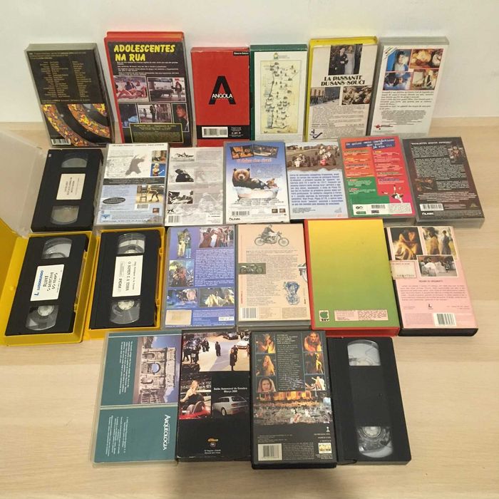 Lote de 23 cassetes VHS originais