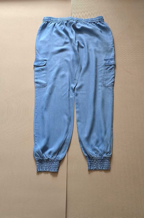 Spodnie dżinsowe jogger / cargo LASCANA | Roz.42 (XL)