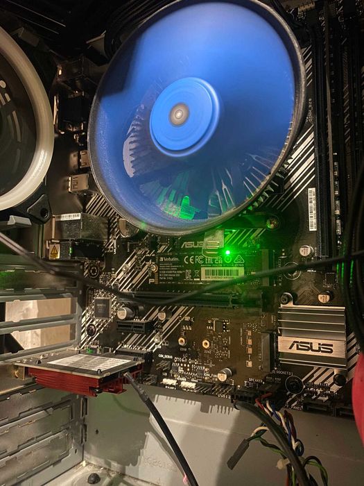 Processor + Płyta głowna / AMD Ryzen 7 5700G + ASUS PRIME B550M-A