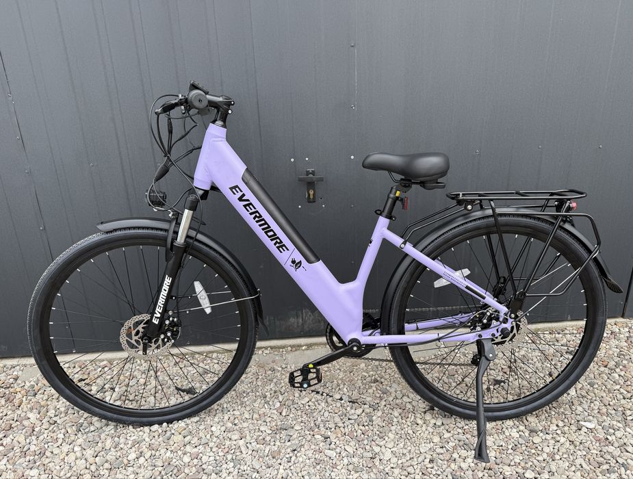 Nowy Rower Elektryczny Evermore  Męski/ damski Fiolet, Czarny , Turkusowy , Grafit Gwarancja Okazja!