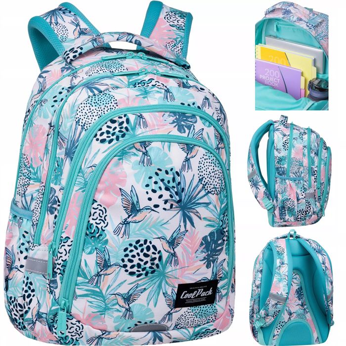 Plecak szkolny wielokomorowy CoolPack Wielokolorowy. Coolpack. Nowy Produkt