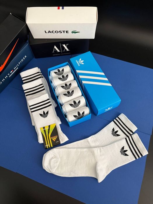 Чоловічі шкарпетки носки довгі шкарпекти теніс Адідас Найк