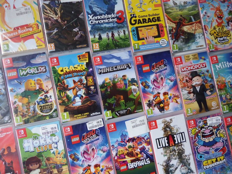 SWITCH ! ZELDA Pokemon Monopoly Minecraft LEGO Live A Live gry