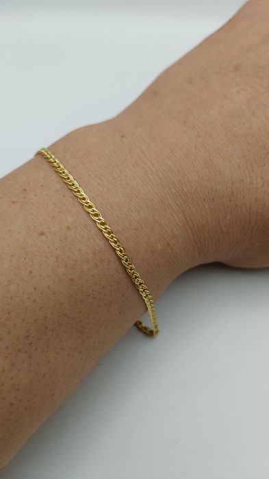 Złota Bransoletka Mona Lisa 18cm Pr.585 Nowa Zapraszamy