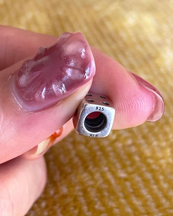 Peça Pandora Prata 925 dado