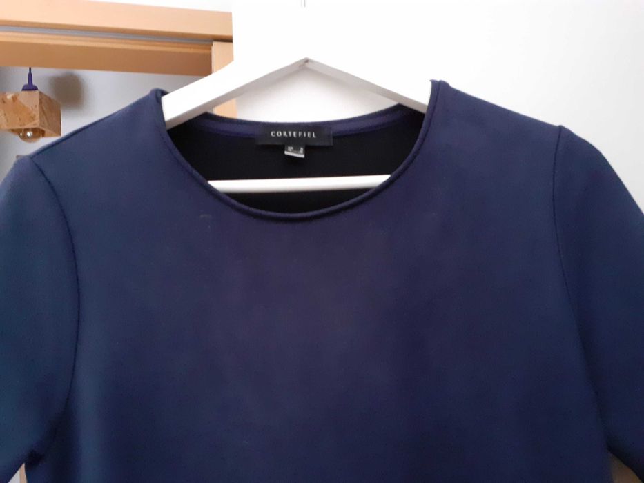 Vestido midi azul