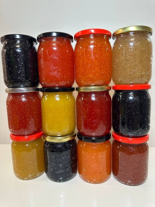 Ікра Червона Лососева . 12 Видів різних смаків