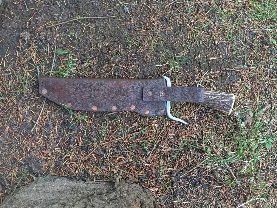 Nóż Bowie ręcznie kuty