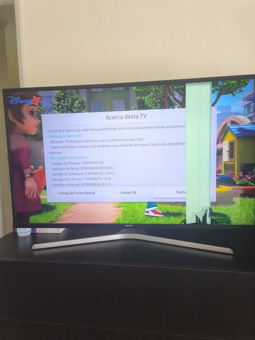 Tv Samsung 43 " com avaria